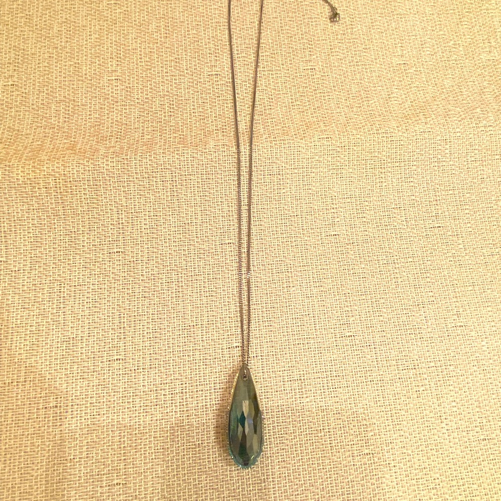 Turquoise Swarovski Crystal Necklace